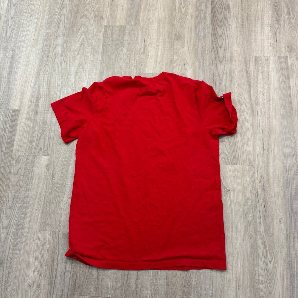 Nike New England Patriots Football Shirt Men's Large Red NFL Football Dri-Fit